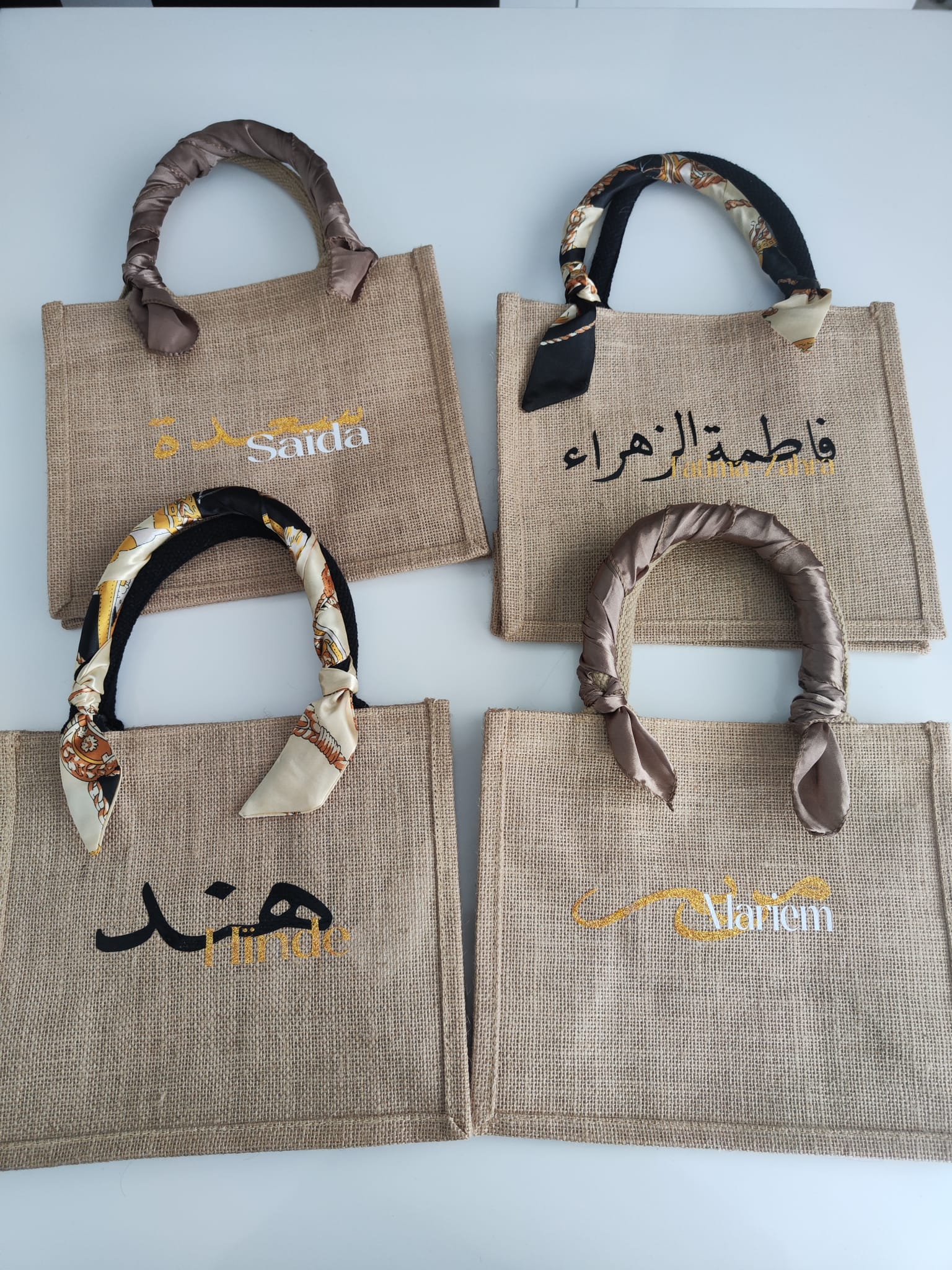 Grand sac en jute – Image 13