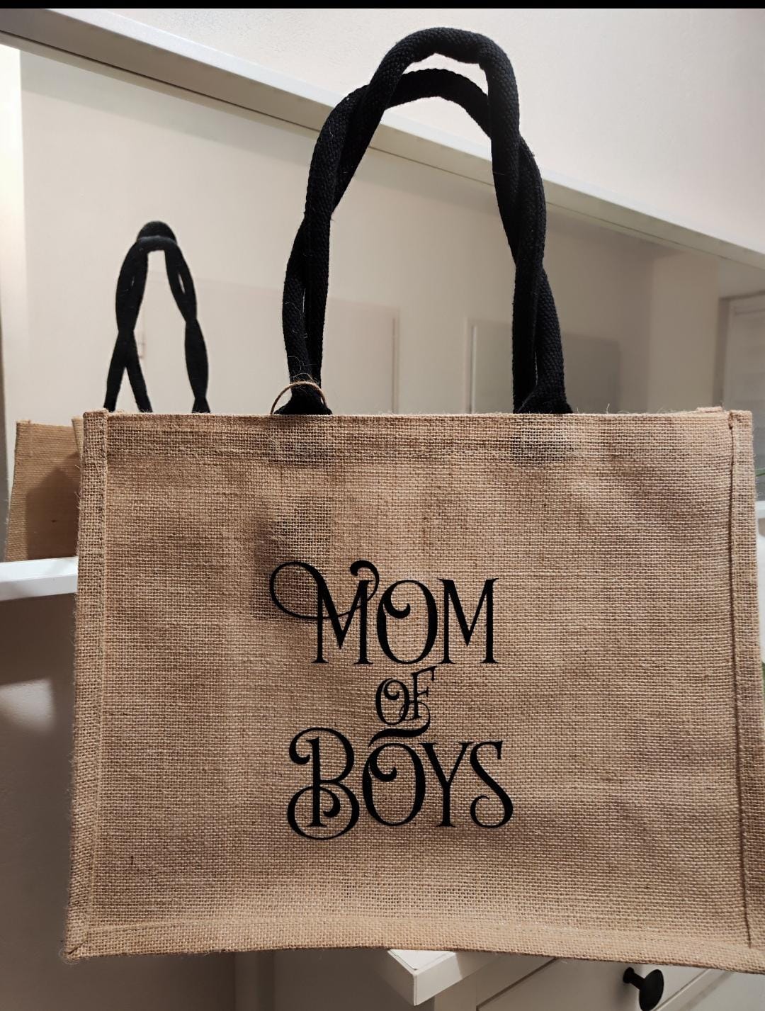 Grand sac en jute – Image 7