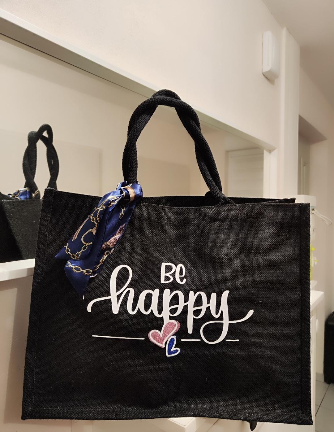 Grand sac en jute – Image 9