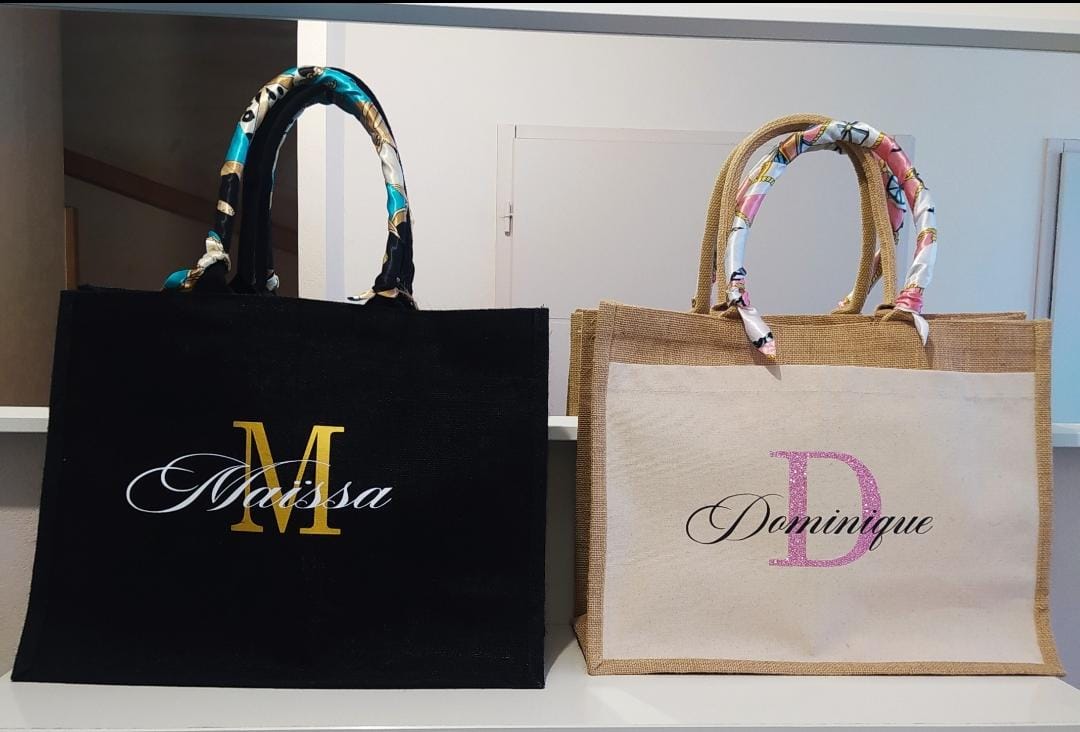 Grand sac en jute – Image 11