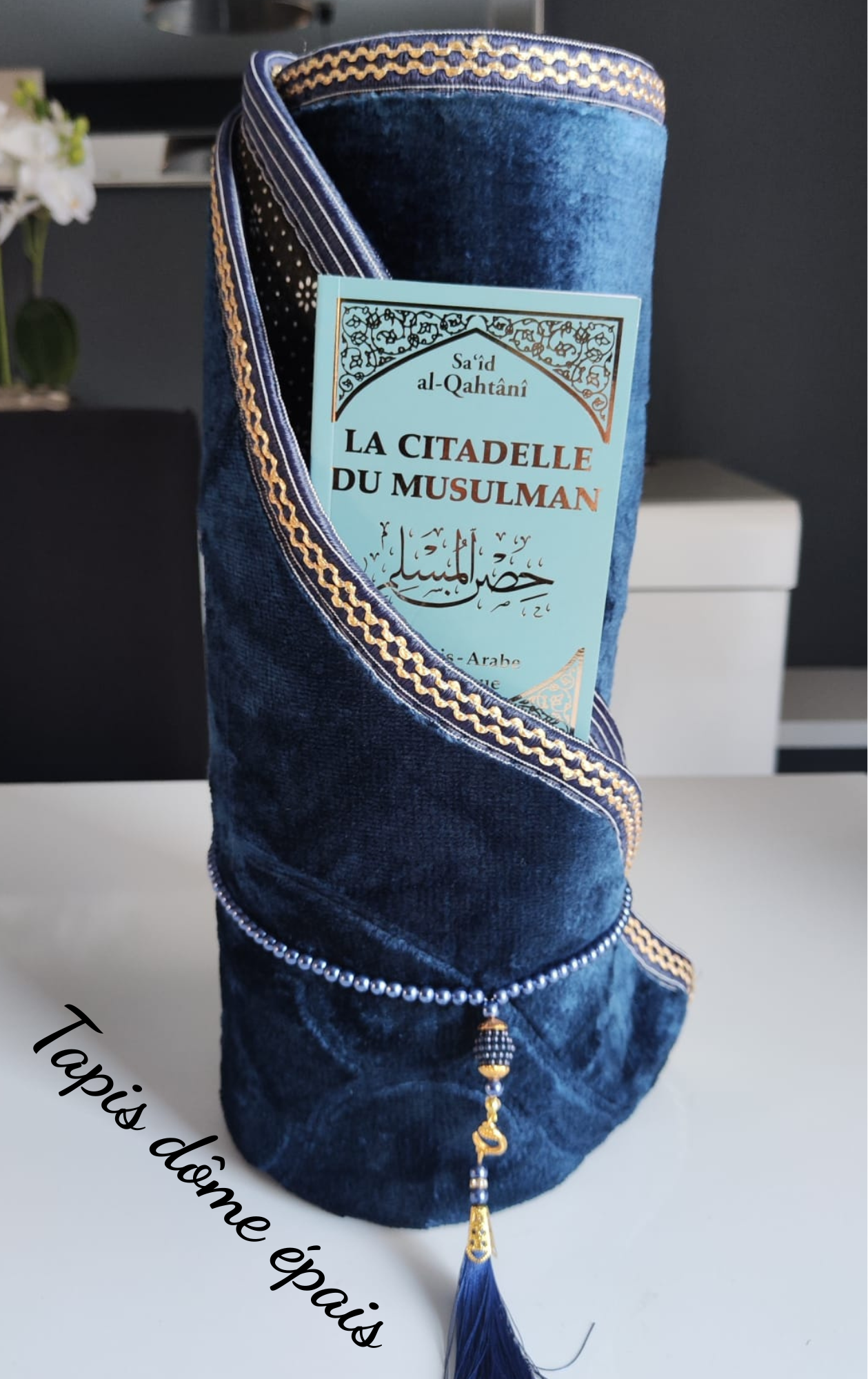 Coffret prière avec le tapis dôme épais – Image 11