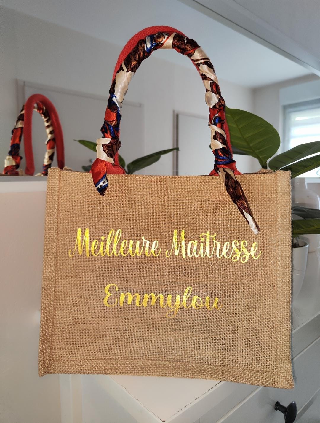 Petit sac en jute pour maîtresse – Image 7