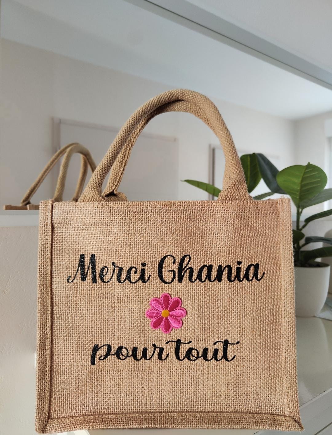 Petit sac en jute pour maîtresse – Image 4