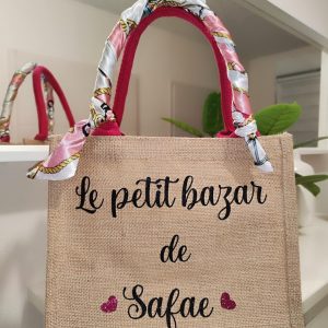 Petit sac en jute