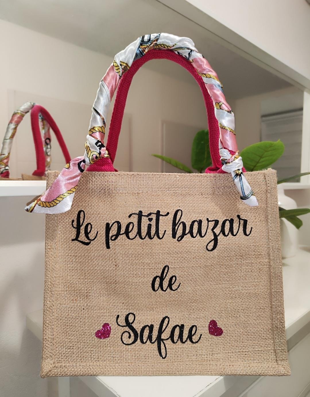 Petit sac en jute