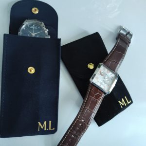 Étui Montre en Suédine