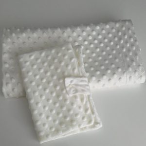 Duo Douceur Minky blanc