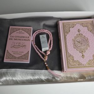Coffret prière Rose/Gris