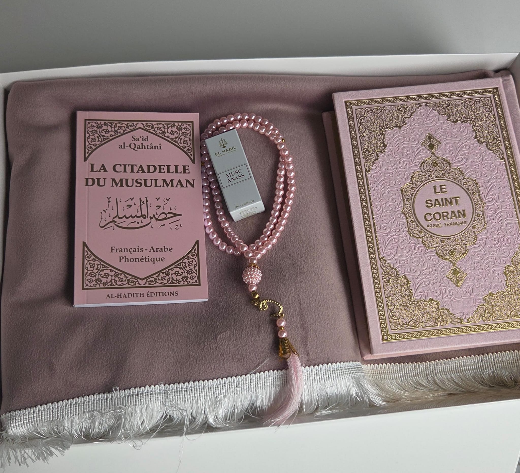 Coffret prière Rose poudré